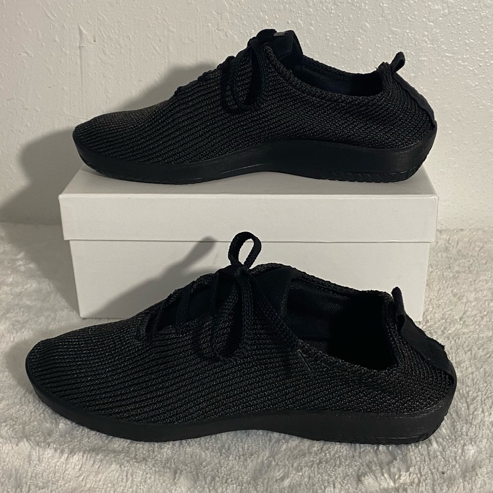 Arcopedico Women’s LS Black Knit Lace Up Shoes Size 42 EU (10.5-11) “shocks” - Picture 3 of 11
